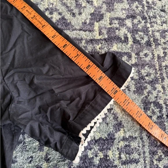 Victorian Romantic Black and White Lace Kate Spade & Broome Street Mini Dress - Picture 11 of 11